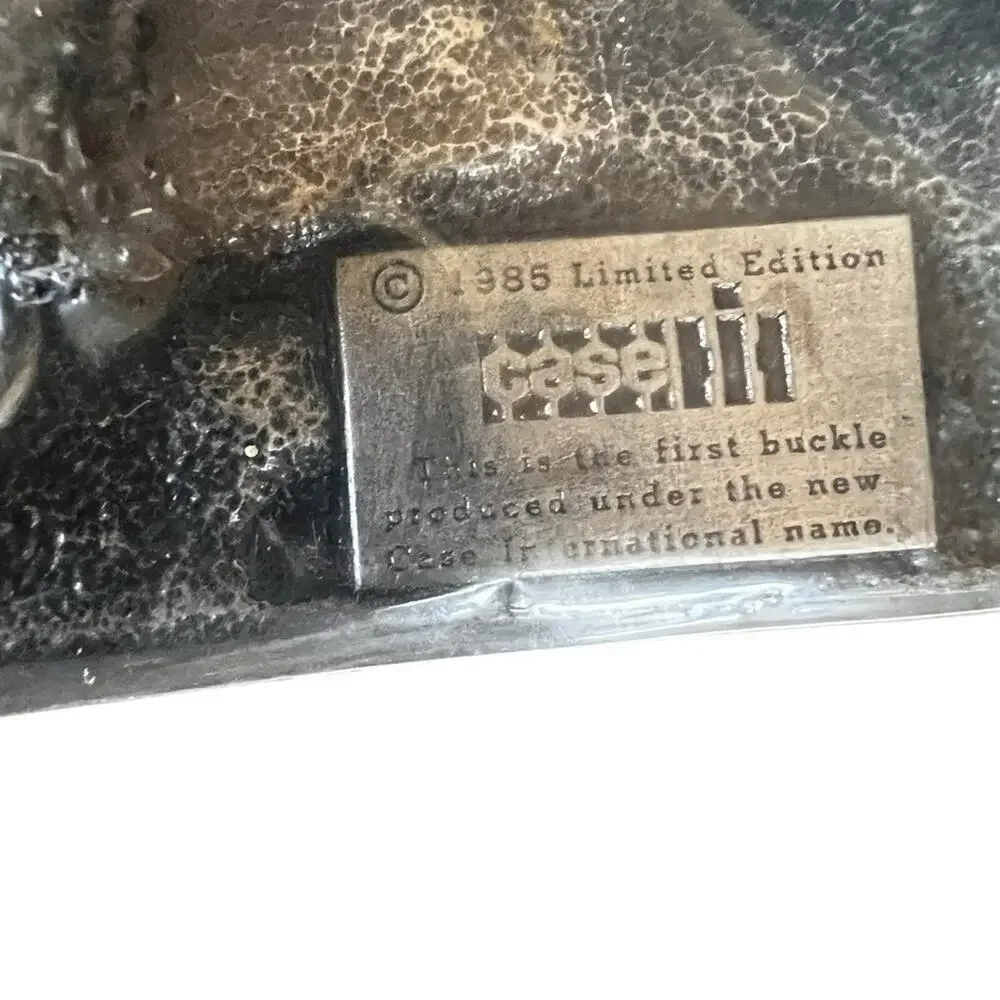 Case IH Belt buckle, 1985, First buckle under new Case International name